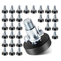 ABUL-30-Piece Furniture Feet Pads Black Plastic Furniture Legs Adjustable Leveling Feet Table Feet Furniture Bottom Feet