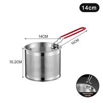 Stainless Steel Kitchen Fry Basket Fried Mesh Cooking Basket Fry Pan Oil Pan Strainer Noodle Spoon Colander French Fries