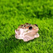 10pcs Cartoon Luminous Frogs Figurines Miniatures Cute Glow in The Dark Mini Frog Ornament DIY Decor Resin Crafts