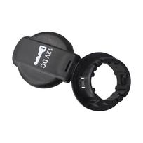 Car Power Outlet Cover 12V Power Outlet Cap Black Enhanced Vehicle Aesthetics Maintain Outlet Cleanliness For RAM China Mainland