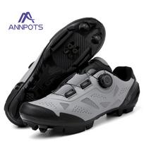 SPD Cleats Clip Cycle Training Shoes MTB Cycling Sneakers Men Breathable Knit Self-Locking Road Bicycle Shoes for Exercise Bikes 36