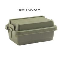 Plastic Camping Spice Kit Durable 6pcs Condiment Jar Camping Storage Box Waterproof Large Capacity Mini Storage Box Travel