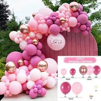 Balloons Garland Arch Kit Wedding Decoration Baby Shower Macaron Latex Balloon Chrome Confetti Ballon Birthday Party Decor Globo as picture