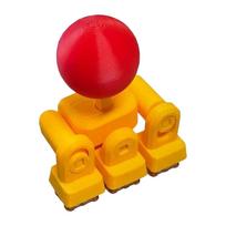 Joystick Keycap Keyboard Button Attachment Cartoon 4-Way Mechanical Keyboard Keycaps for Esports Competition Home Internet Cafe geltona