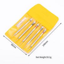 13pcs 0.6-2.0mm Precision Screwdriver Set for Watchmaker High Hardness Steel Micro Cross Repair Kit for Watches Glasses Jewelry