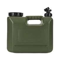 2-in-1 Large Water Container With Soap Dispenser & Spigot Portable Camping Water Tank Bucket For Hand Washing, Outdoor Camping