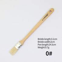 1Pc Wooden Handle Paint Brush  Acrylic Watercolor Gouache Wall Oil Drawing Artist Student Painting Art Supplies
