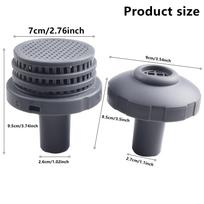Baseino įleidimo ir išleidimo mazgas INTEX modeliams su 32 mm žarnos jungtimi. Yra visi keturi standartiniai atsarginiai dalys China Mainland