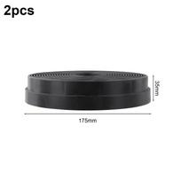 2PCS Active Carbon Filter For Extractor Hood Round Active Charcoal Filter For Exhaust Hoods Circulation Range Hood 175*175*35mm China Mainland