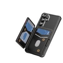 For Samsung Galaxy S22 S21 Ultra Note 20 10 S10E Case with Card Holder, Heavy Duty Shockproof Soft TPU Back Flip Wallet Cover For Galaxy S10 juoda