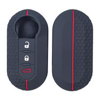Silikoninis raktų dėklas nuotolinio valdymo pultelis Automobilio rakto dangtelis Peugeot Boxer Citroen džemperiui Fiat 500 Panda Ducato 500L Punto Lancia Musa