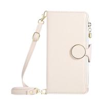 For iPhone 14 13 12 11 Pro Max 14 Plus 7 8 SE 2025 Wallet Case Crossbody Lanyard Strap Card Holder Magnetic Snap Clasp Cover For iPhone 7 8 smėlis