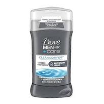 Dove  Men+Care Deodorant Clean Comfort, 3 Oz (Pack of 2)