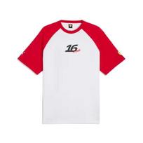 PUMA x Scuderia Ferrari Leclerc Relaxed T-Shirt 'PUMA White Rosso Corsa' Men's 635868-02 M