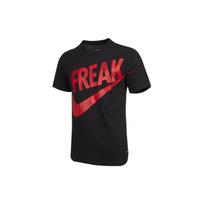 Nike Df Freak Print Ss Te Causual Sports Ventilate Letter Printing Male Black Men's DJ1565-010 L