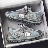 2024 New Non-slip Breathable Cushioning Men's Casual Sneakers for Outdoor Walking Daily Sport Running 39 pilka spalva