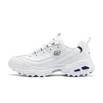 Skechers DLites 1.0 Panda Shoes Classic Versatile Thick Sole Casual Soft Bottom Cushioning Retro Campus Style Men sneaker White 52676-WNV 42
