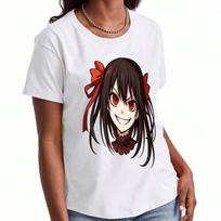 Anime Girl With Pistol Wounisex's Cotton T Shirt, Premium Cotton Print, Durable And Longlasting, Casual And Stylish, Cute Anime Girl Design, Perfect F S