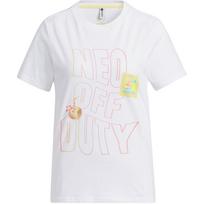 (WMNS) adidas NEO OFF DUTY Vibe Collective T-Shirts 'White' Women's IA5342 S