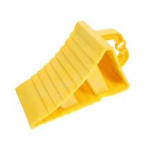 Parking Barrier Plastic Anti Slip Convenient Car Tire Parking Wedge Truck Brake Wheel Car Anti Slip Block geltona