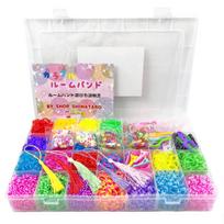 [SHOP SHIMATARO] Colorful Loom Band DX Complete Set, 25 Colors, 7500 Pieces loomband-25kesu