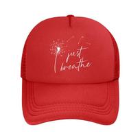 Dandelion Just Breathe Vinyl Wall Decal  Mesh Baseball Cap Hip Hop Adjustable