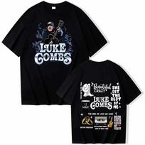 Luke Combs 2026 T-shirt Man Women Harajuku O-neck Summer Casual Shirt 4XL