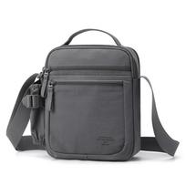 Men's Travel Crossbody Shoulder Bag – Functional Casual Sling with Dedicated Water Bottle Compartment žalia