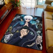 Jujutsu Kaisen Anime Rug Carpet Non Slip Floor Mat Soft Area Rug for Bedroom Living Room Home Decor -QJY 60x90cm