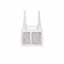 Sweet-edge PU Transparent Ita Bag Waterproof Wear-resistant Japanese Backpack White Black Large Capacity Shoulder Bag JK balta