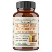Glucosamine Sulfate Supplement, With Potassium, Turmeric 4:1 Extract, 120 Capsules 120 Capsules
