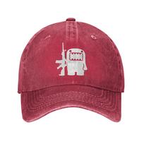 Domo Kun AK Unisex Women Baseball Caps  Distressed Denim Caps Hat Vintage Outdoor All Seasons Travel  Unstructured Soft Headwear One Size