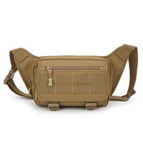 Water Repellent Men Tactical Fanny Pack Large Multi Pocket Durable Nyl Waist Bag Hiking Cycling Travel Crossbody Organizer chaki