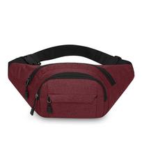 Unisex juosmens krepšys vyrams, krūtinės paketas, vandeniui atsparus lauko sporto krepšys, dėklas, juosmens krepšys, juosmens dėklas, crossbody krepšys, banano formos krepšys raudona