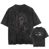 benber vintage Streetwear Anime Graphic Print T-shirt Harajuku Washed Vintage T-Shirt Oversized Women Summer Cotton Men Top Tee Unisex S