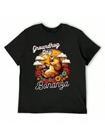 Groundhog Day Bonanza T-Shirt Summer Tops Anime Tees Quick Drying unisex Graphic T Shirts S