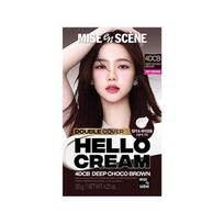 mise en scène HELLO CREAM DOUBLE COVER 4DCB DEEP CHOCO BROWN