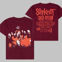 Slipknot Savititulis 25 Metai Bordo Dvišonė Marškinėliai M