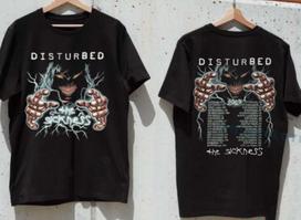 Rock the Disturbed Look The Game Sickness 2026 Tour T-shirt size S-5XL XXL