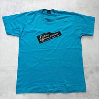 Vintage T Shirt Mens XL Blue Single Stitch Graphic Print 90s USA (F) XXXXL