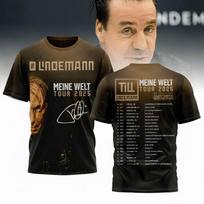 Till Lindemann Meine Welt Tour Music 3D T-shirt S to 5XL 2F1102 L