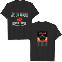 Jason Aldean Rock N Roll Cowboy Tour 2022 T-shirt size S-5XL XXXXL