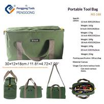 Thick Canvas Tool Bag Multi-Functional Hardware Wrench Storage Organizer Case For Electrician Screwdriver Pliers Repair Tool Kit 1