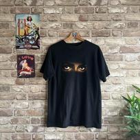 90-ųjų M!Michael Jackson Pop karalius Dangerous pasaulinis turas 1992-3 Akys Vintažiniai marškinėliai S black