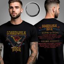 Boardwalk Rock At Ocean City M D On May 17-18 2026 Eagle.Line.Up Two Sided Tee M