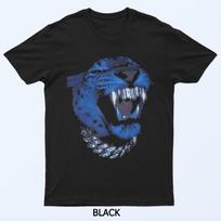 Gangsta Leopard Bling Animal Grillz Streetwear Men Women T-Shirt XXXL