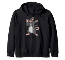 Dabbing Mouse (Mouse Lover's Dancing Mouse Gift) Zip Hoodie
