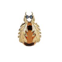 Bo Xin Yun Crystal Ladybug Brooch - Elegant Insect-Inspired Corsage Accessory