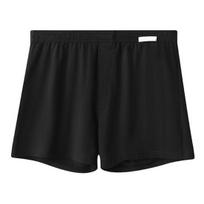 Men Boxer Underwear Open Design Button Placket Mid-rise Elastic Waistband Shorts Briefs Solid Color Loose Fit Underwear 2XL