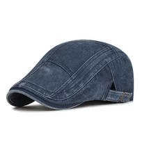 Adjustable Denim Beret Hat Denim Leisure Visor Cap Sun Painter Hat  Women